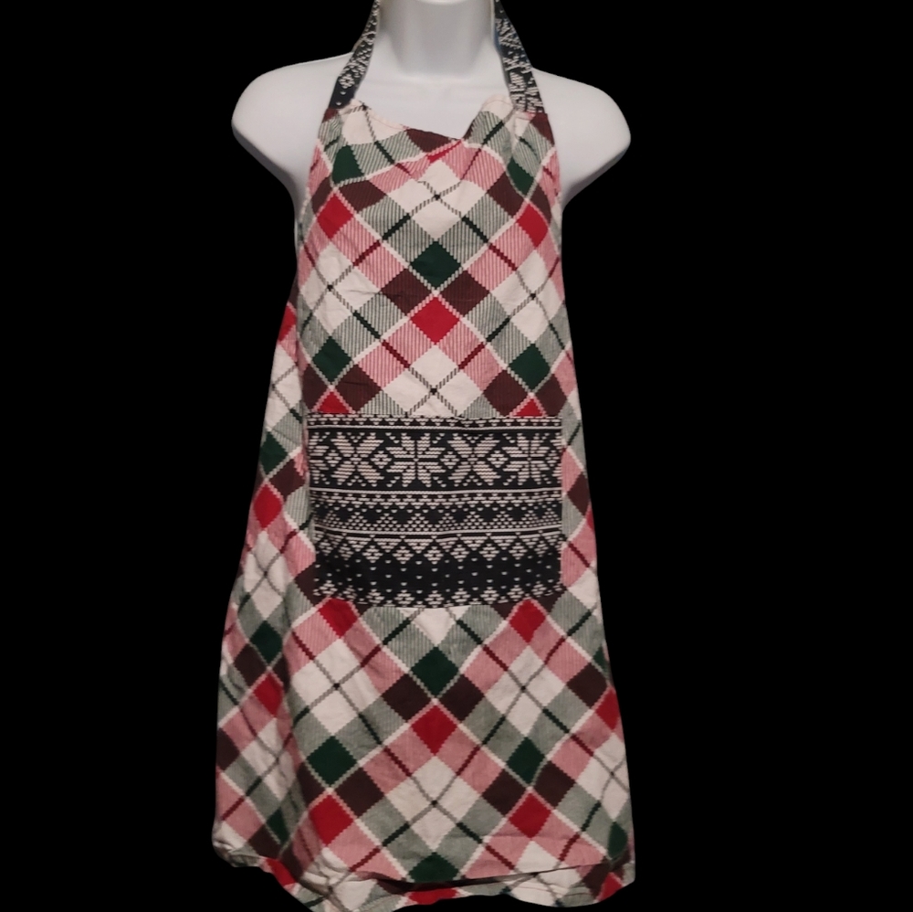 👩🏻‍🍳Woman OSFM Christmas Apron👩🏿‍🍳